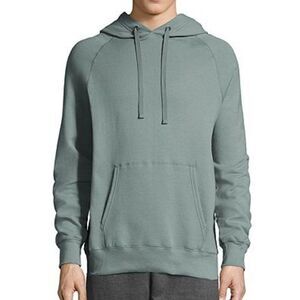 Hanes Nano Premium Vintage Green Hoodie